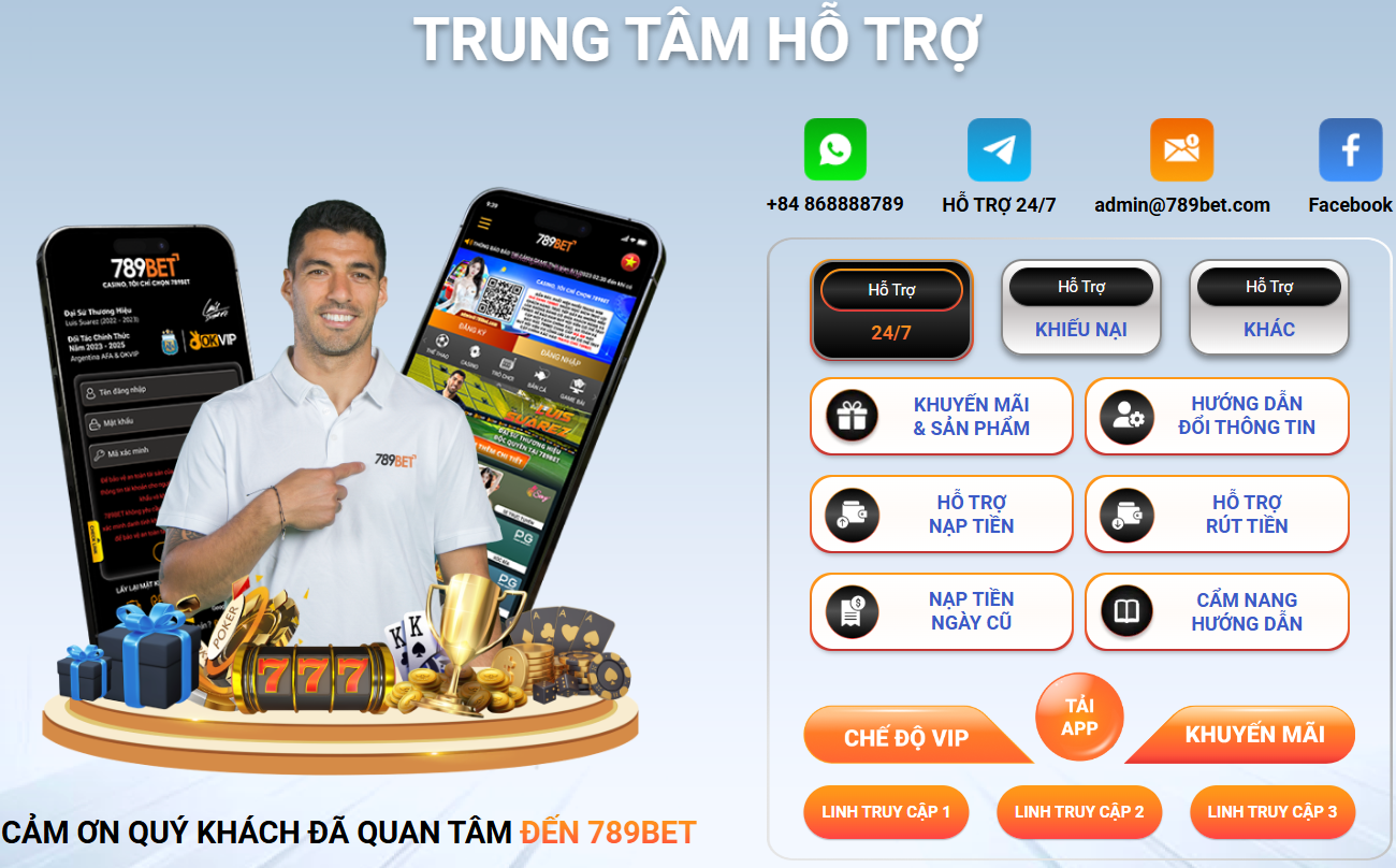 Chính sách đại lý 789Bet cam kết hỗ trợ 24/24 mọi lúc mọi nơi